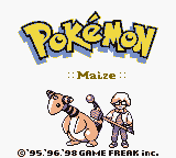 Pokemon Maize (beta 1.2.1) Title Screen